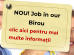 NOU! Job in our Birou  clic aici pentru mai multe informații